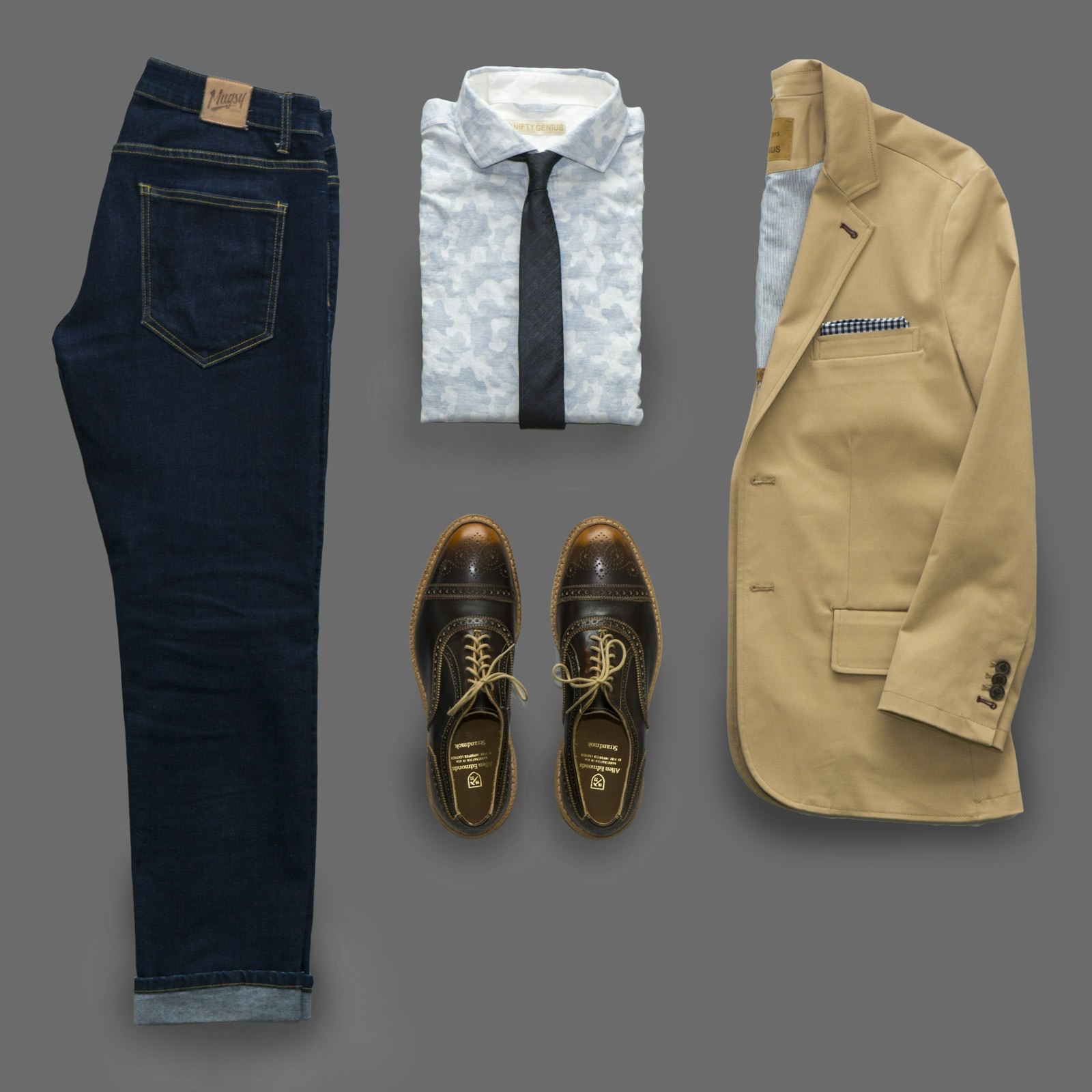 Tailored suit jacket on a mannequin